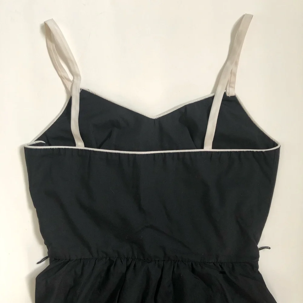 Vintage 70s Women’s Ronda Roy black and white button up sun dress size XS - Picture 12 of 16